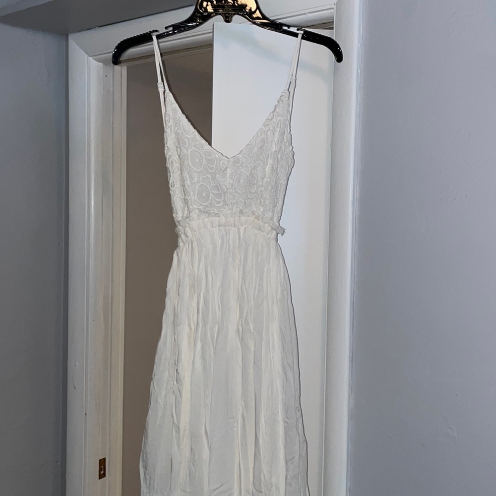 NWT FashionNova white low back dress